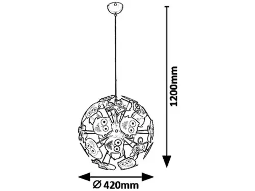 219096_6390 BIRDY RABALUX DETSKE SVIETIDLO